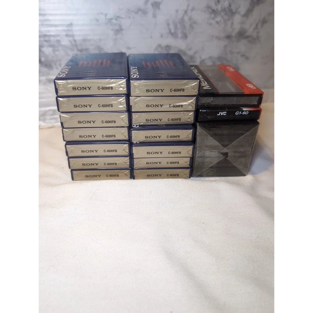 14x Sony HiFi 60 Cassette Tape 5x RCA 90 Normal Bias HiFi Blank Media(21 Total)